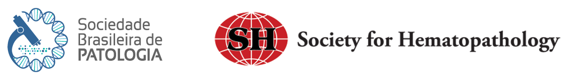 Logo Sociedade Brasileira de Patologia e Logo Society for Hematopathology